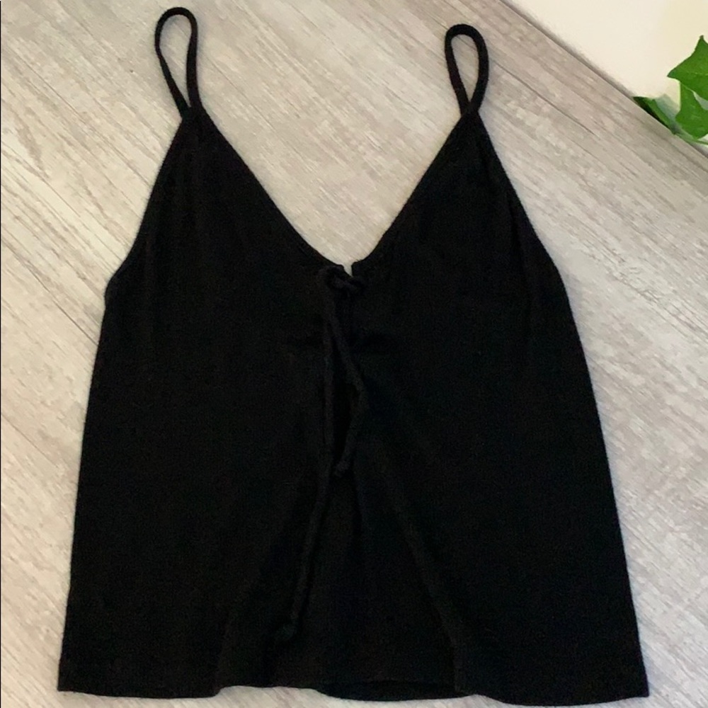 John Galt black tank top